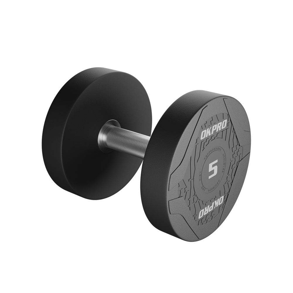 OK1012A Rubber Round Dumbbell