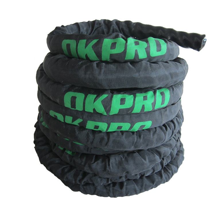 OK1952 Battle Rope With Nylon Strap Covered